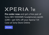 索尼 Xperia 1 VI 在英国的预购优惠揭晓