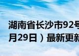 湖南省长沙市92号汽油价格查询（2024年05月29日）最新更新数据