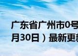 广东省广州市0号柴油价格查询（2024年05月30日）最新更新数据