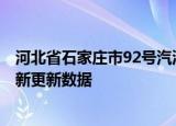 河北省石家庄市92号汽油价格查询（2024年05月30日）最新更新数据