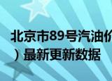 北京市89号汽油价格查询（2024年05月29日）最新更新数据