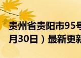 贵州省贵阳市95号汽油价格查询（2024年05月30日）最新更新数据