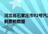 河北省石家庄市92号汽油价格查询（2024年05月29日）最新更新数据