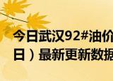 今日武汉92#油价最新消息（2024年05月30日）最新更新数据