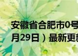 安徽省合肥市0号柴油价格查询（2024年05月29日）最新更新数据