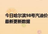 今日哈尔滨98号汽油价调整最新消息（2024年05月30日）最新更新数据