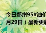 今日郑州95#油价调整最新消息（2024年05月29日）最新更新数据