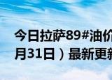 今日拉萨89#油价调整最新消息（2024年05月31日）最新更新数据