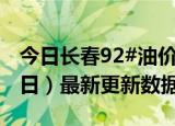 今日长春92#油价最新消息（2024年05月31日）最新更新数据