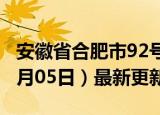 安徽省合肥市92号汽油价格查询（2024年06月05日）最新更新数据