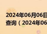 2024年06月06日四川省成都市0号柴油价格查询（2024年06月06日）