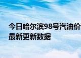 今日哈尔滨98号汽油价调整最新消息（2024年06月06日）最新更新数据