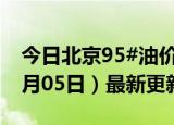 今日北京95#油价调整最新消息（2024年06月05日）最新更新数据