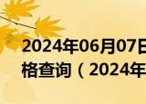 2024年06月07日贵州省贵阳市92号汽油价格查询（2024年06月07日）