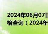 2024年06月07日山西省太原市89号汽油价格查询（2024年06月07日）