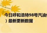 今日呼和浩特98号汽油价调整最新消息（2024年06月07日）最新更新数据