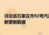 河北省石家庄市92号汽油价格查询（2024年06月07日）最新更新数据