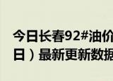 今日长春92#油价最新消息（2024年06月11日）最新更新数据