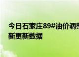 今日石家庄89#油价调整最新消息（2024年06月11日）最新更新数据