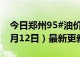 今日郑州95#油价调整最新消息（2024年06月12日）最新更新数据