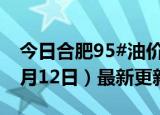 今日合肥95#油价调整最新消息（2024年06月12日）最新更新数据