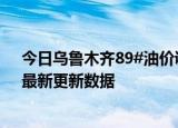 今日乌鲁木齐89#油价调整最新消息（2024年06月13日）最新更新数据