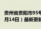 贵州省贵阳市95号汽油价格查询（2024年06月14日）最新更新数据