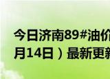 今日济南89#油价调整最新消息（2024年06月14日）最新更新数据