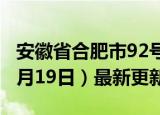 安徽省合肥市92号汽油价格查询（2024年06月19日）最新更新数据