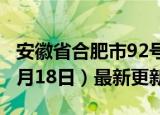 安徽省合肥市92号汽油价格查询（2024年06月18日）最新更新数据