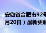 安徽省合肥市92号汽油价格查询（2024年06月20日）最新更新数据