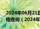 2024年06月21日福建省福州市95号汽油价格查询（2024年06月21日）