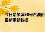 今日哈尔滨98号汽油价调整最新消息（2024年06月27日）最新更新数据