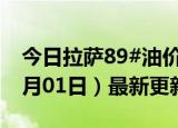 今日拉萨89#油价调整最新消息（2024年07月01日）最新更新数据