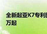 全新起亚K7专利图曝光 车长近5米预计售25万起