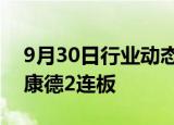 9月30日行业动态:CRO板块延续反弹，药明康德2连板