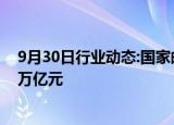 9月30日行业动态:国家邮政局：全国快递业务收入9个月超万亿元