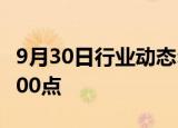 9月30日行业动态:沪指5天大涨20%，重回3300点