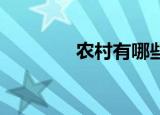 农村有哪些容易挣钱的项目