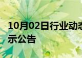 10月02日行业动态:南方科创板50发布风险提示公告