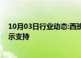 10月03日行业动态:西班牙首相向联合国秘书长古特雷斯表示支持