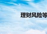 理财风险等级划分5个等级吗