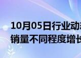 10月05日行业动态:多地开展住房促销活动，销量不同程度增长