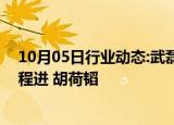 10月05日行业动态:武磊等三人因伤不随队赴澳，国足补招程进 胡荷韬