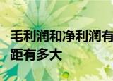 毛利润和净利润有什么区别毛利润和净利润差距有多大