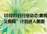 10月05日行业动态:美将停止拉丁美洲4国移民通过“人道主义假释”计划进入美国