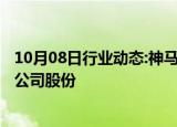 10月08日行业动态:神马电力：实控人陈小琴拟减持不超3%公司股份