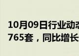 10月09日行业动态:武汉国庆7天成交商品房2765套，同比增长113%