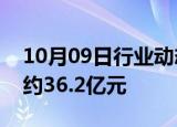 10月09日行业动态:碧桂园：9月合同销售额约36.2亿元