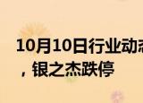 10月10日行业动态:互联网金融板块震荡走低，银之杰跌停